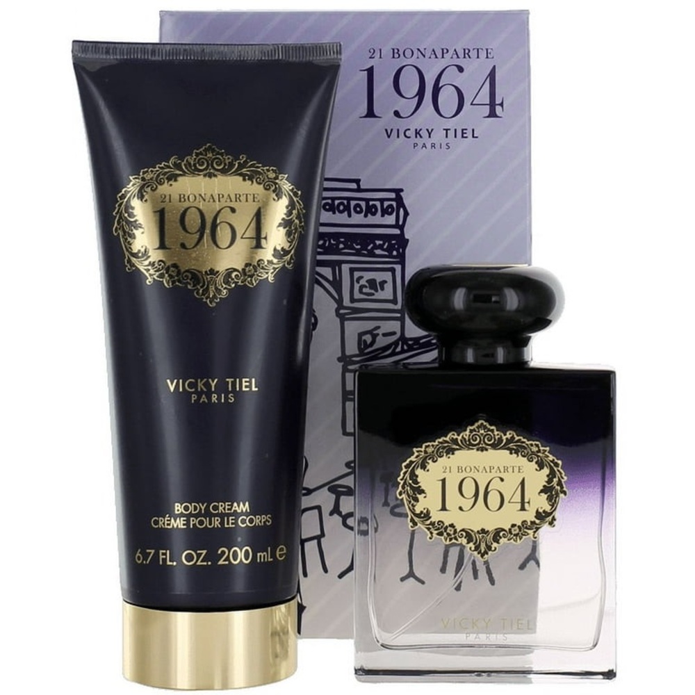 Vicky Tiel 21 Bonaparte 1964 For Women EDP Perfume Spray & Body Cream 2PC Set